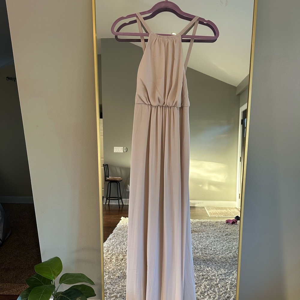 Show Me Your MuMu Soft Cream Maxi Dress